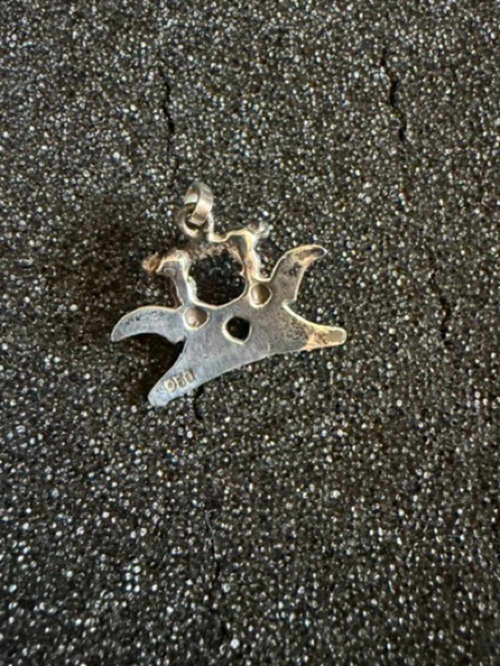 950 Sterling Silver Artisan Charm Pendant